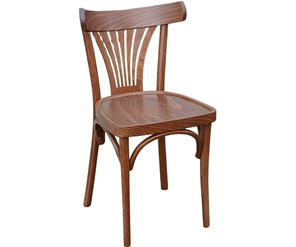 HARPER-CH καρέκλα εσωτερικού χώρου ξύλινη χρώμα ΚΑΡΥΔΙ / 40x43xH82 