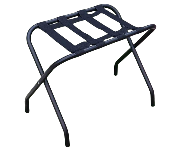 TOLO-B μπαγκαζιέρα βαλίτσας μεταλλική ΜΑΥΡΗ / 61x42xH52