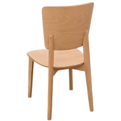 KELLY καρέκλα ξύλινη τραπεζαρίας χρώμα ΦΥΣΙΚΟ / 44x55xΗ87