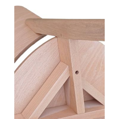 KELLY καρέκλα ξύλινη τραπεζαρίας χρώμα ΦΥΣΙΚΟ / 44x55xΗ87