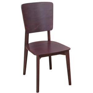 KELLY καρέκλα ξύλινη τραπεζαρίας χρώμα ΚΑΡΥΔΙ / 44x55xΗ87