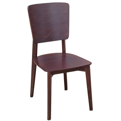 KELLY καρέκλα ξύλινη τραπεζαρίας χρώμα ΚΑΡΥΔΙ / 44x55xΗ87