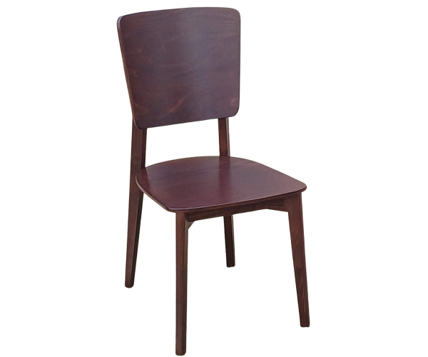 KELLY καρέκλα ξύλινη τραπεζαρίας χρώμα ΚΑΡΥΔΙ / 44x55xΗ87