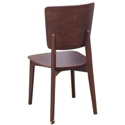 KELLY καρέκλα ξύλινη τραπεζαρίας χρώμα ΚΑΡΥΔΙ / 44x55xΗ87