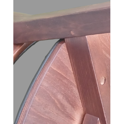 KELLY καρέκλα ξύλινη τραπεζαρίας χρώμα ΚΑΡΥΔΙ / 44x55xΗ87