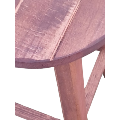 ΣΚΑΛΙΣΤΟ-Η50 σκαμπό χαμηλό ξύλινο ΕΜΠΟΤΙΣΜΟΥ ΚΑΡΥΔΙ / 30x30xH50