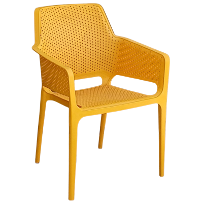 LUKA πολυθρόνα polypropylene ΚΙΤΡΙΝΗ / 62x60xH86