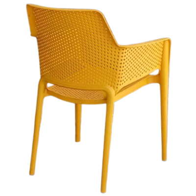 LUKA πολυθρόνα polypropylene ΚΙΤΡΙΝΗ / 62x60xH86