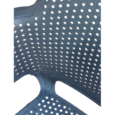 LUKA πολυθρόνα polypropylene ΑΝΘΡΑΚΙ / 62x60xH86