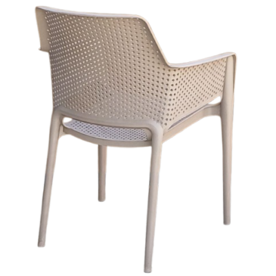 LUKA πολυθρόνα polypropylene ΜΟΚΑ / 62x60xH86