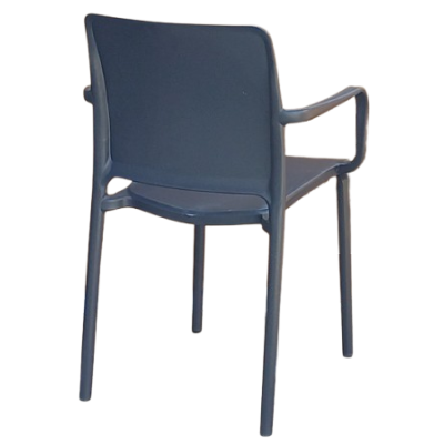 ΜΑΙΑΜΙ πολυθρόνα polypropylene ΑΝΘΡΑΚΙ / 59x57xH83