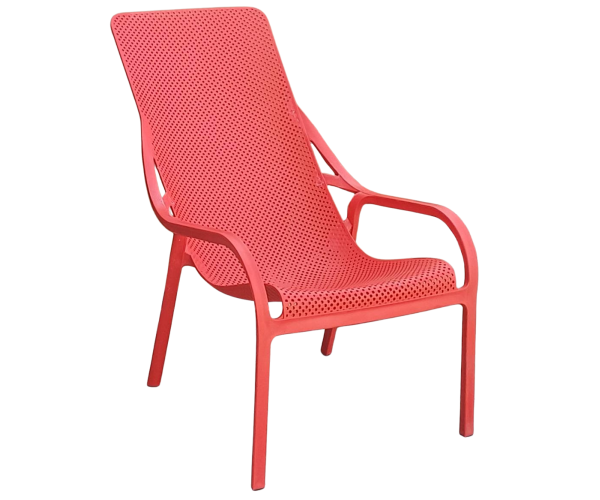ORIEL πολυθρόνα relax polypropylene ΚΟΚΚΙΝΗ / 89x61xH97