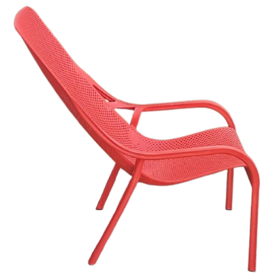 ORIEL πολυθρόνα relax polypropylene ΚΟΚΚΙΝΗ / 89x61xH97