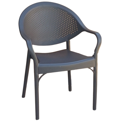 PRIME πολυθρόνα polypropylene ΚΑΦΕ / 63x64xH82