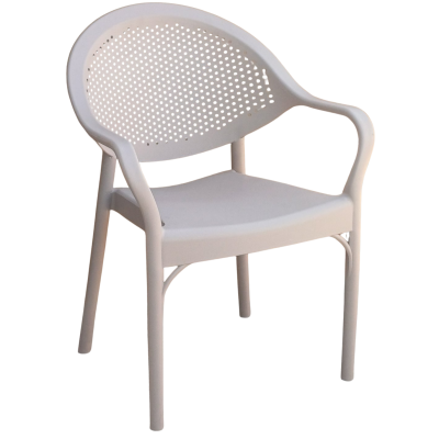 PRIME πολυθρόνα polypropylene ΜΟΚΑ / 63x64xH82