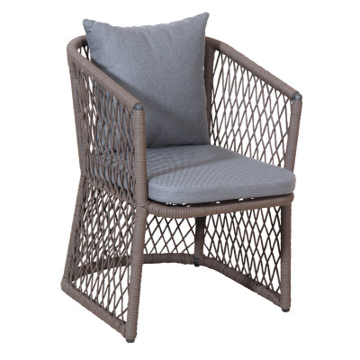 IPANEMA Τραπεζαρία Αλουμινίου Με Κορδόνι Σέτ 5 Τεμαχίων 160 x 90cm