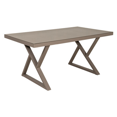 SIFINOS Τραπεζαρία Σέτ 7 Τεμαχίων ,Με Αλουμίνιο Σκελετό 160 x 90cm