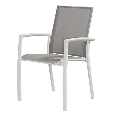 LOUIS Τραπεζαρία Αλουμινίου Με Επιφάνεια Compact Hpl ,Σέτ 5 Τεμαχίων