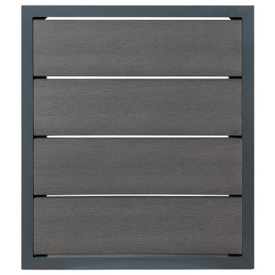 Παραλ/μο Τραπέζι Αλουμινίου Με Γκρί Pollywood 175 x 94 x 72(H)cm