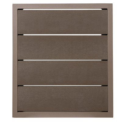 Παραλ/μο Τραπέζι Αλουμινίου Με Καφέ Pollywood 175 x 94 x 72(H)cm