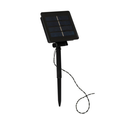 100Led Φωτάκια Με Ηλιακό Πάνελ , 8 Προγράμματα Και Μετασχηματιστή , Πράσινο Καλώδιο/Λευκό Λαμπάκι 10 Μέτρα (Kelvin: 6.000 - 10.000)