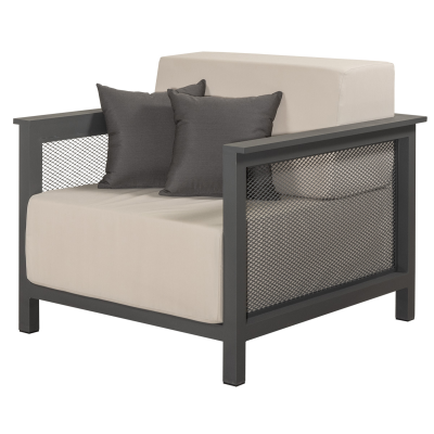 VILLA Καθιστικό Σέτ Αλουμινίου 4 Τεμαχίων