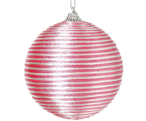 Πλαστική Χριστουγεννιάτικη Μπάλα 8cm,Σέτ/6