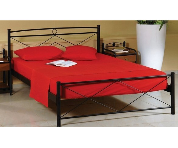 Μονό Μεταλλικό Κρεβάτι Πυραμίδα 198 x 98cm