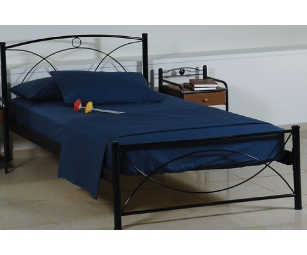 Ημίδιπλο Μεταλλικό Κρεβάτι Βέλος 198 x 118cm Ημίδιπλο Μεταλλικό Κρεβάτι Βέλος 198 x 118cm