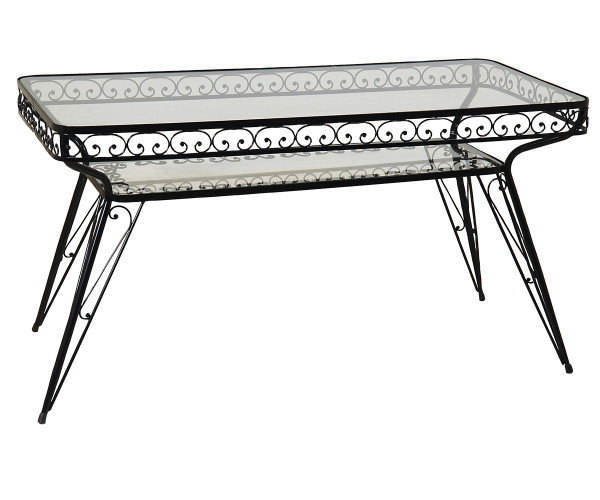 Γαλβανισμένο Παραλ/μο Τραπέζι Μασίφ 120 x 70 x 73(h)cm