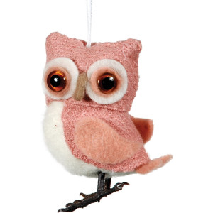 Λούτρινο Κρεμαστό Χριστουγεννιάτικο Στολίδι 8cm