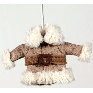 Λούτρινο Κρεμαστό Χριστουγεννιάτικο Στολίδι 12cm