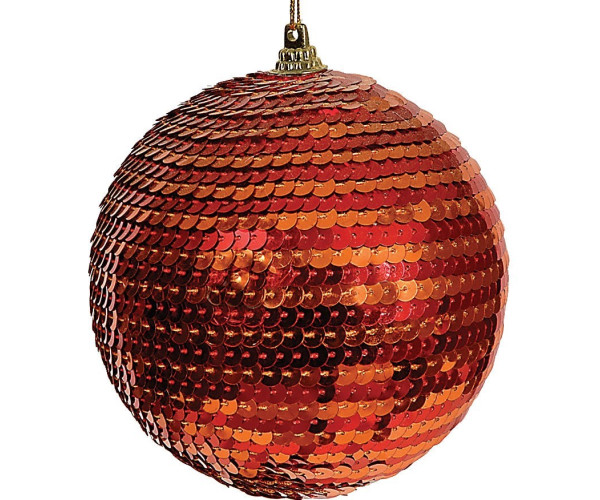 Πλαστική Χριστουγεννιάτικη Μπάλα 8cm,Σέτ/6