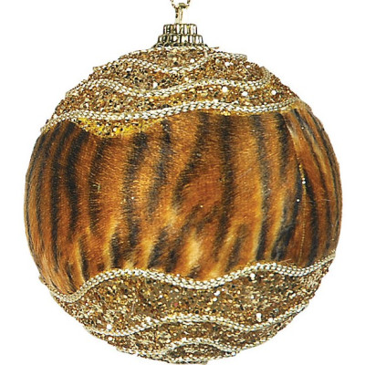 Πλαστική Χριστουγεννιάτικη Μπάλα 8cm,Σέτ/6