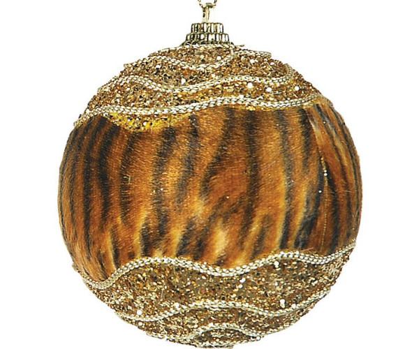 Πλαστική Χριστουγεννιάτικη Μπάλα 10cm,Σέτ/6