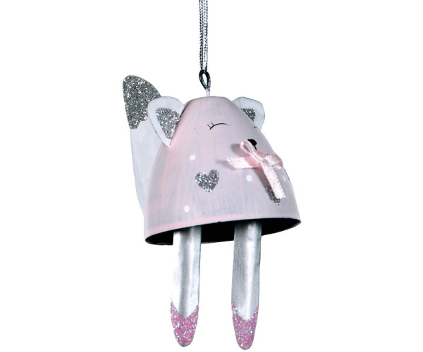 Μεταλλικό Κρεμαστό Χριστουγεννιάτικο Στολίδι 10cm