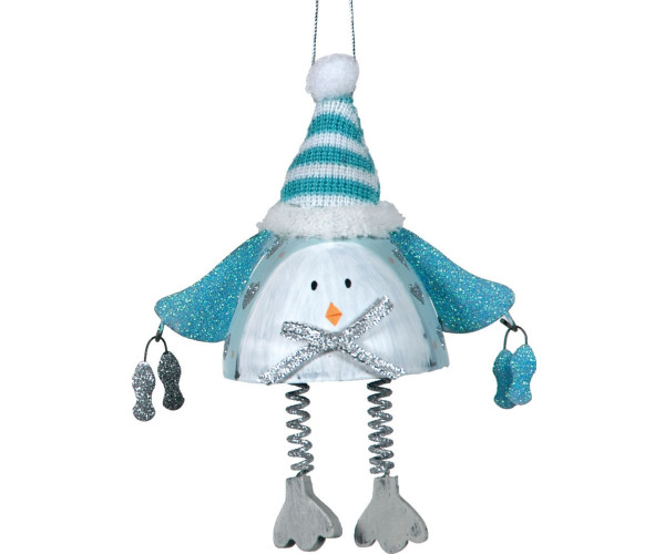 Μεταλλικό Κρεμαστό Χριστουγεννιάτικο Στολίδι 12cm