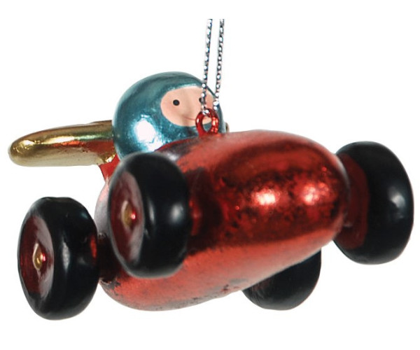 Πήλινο Κρεμαστό Χριστουγεννιάτικο Στολίδι 7cm