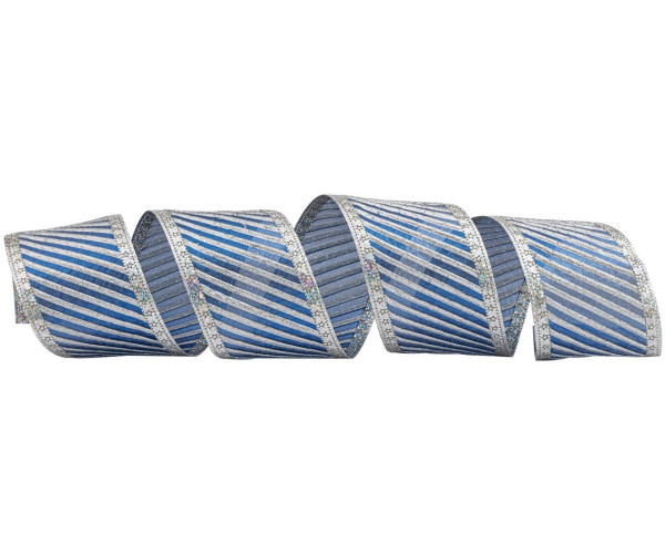 Μπλέ Χριστουγεννιάτικη Κορδέλα 8,5 Μέτρα (9 yards)