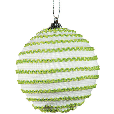 Πλαστική Χριστουγεννιάτικη Μπάλα 10cm,Σέτ/6