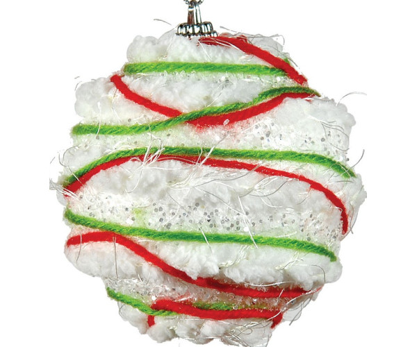 Πράσινη Χριστουγεννιάτικη Μπάλα 8cm,Σέτ/6