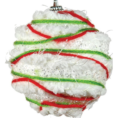 Πράσινη Χριστουγεννιάτικη Μπάλα 10cm,Σέτ/6