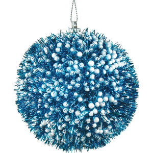 Πλαστική Χριστουγεννιάτικη Μπάλα 10cm,Σέτ/6