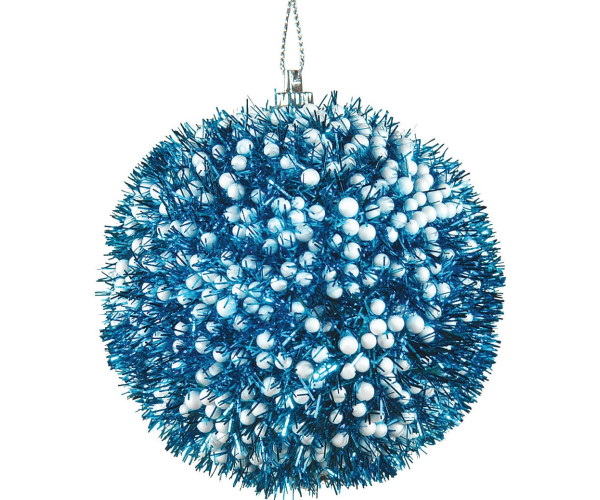 Πλαστική Χριστουγεννιάτικη Μπάλα 10cm,Σέτ/6