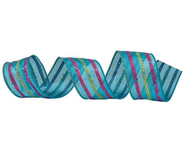 Μπλέ Χριστουγεννιάτικη Κορδέλα 8,5 Μέτρα (9 yards)