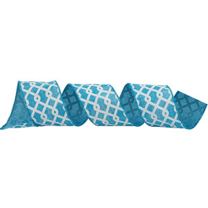 Μπλέ Χριστουγεννιάτικη Κορδέλα 8,5 Μέτρα (9 yards)