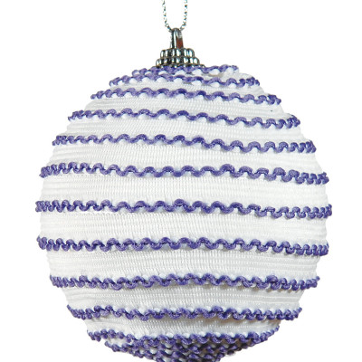 Πλαστική Χριστουγεννιάτικη Μπάλα 8cm,Σέτ/6