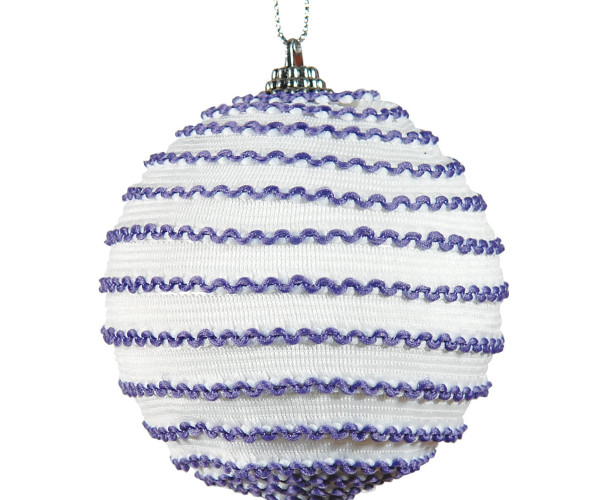 Πλαστική Χριστουγεννιάτικη Μπάλα 8cm,Σέτ/6