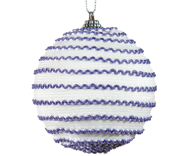 Πλαστική Χριστουγεννιάτικη Μπάλα 10cm,Σέτ/6