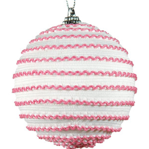 Πλαστική Χριστουγεννιάτικη Μπάλα 10cm,Σέτ/6